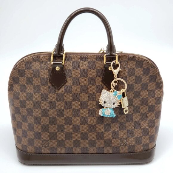 Authentic Louis Vuitton Lock & Key with unbranded Hello Kitty Bagcharm, Keycharm - Picture 3 of 7